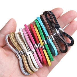 3mm/0.12" Doll Belt Leather Straps with Sewing Thread, in 13 Colors, Doll Belt, Doll Sewing Craft Supplies, Pre-Cut to 46cm/18"