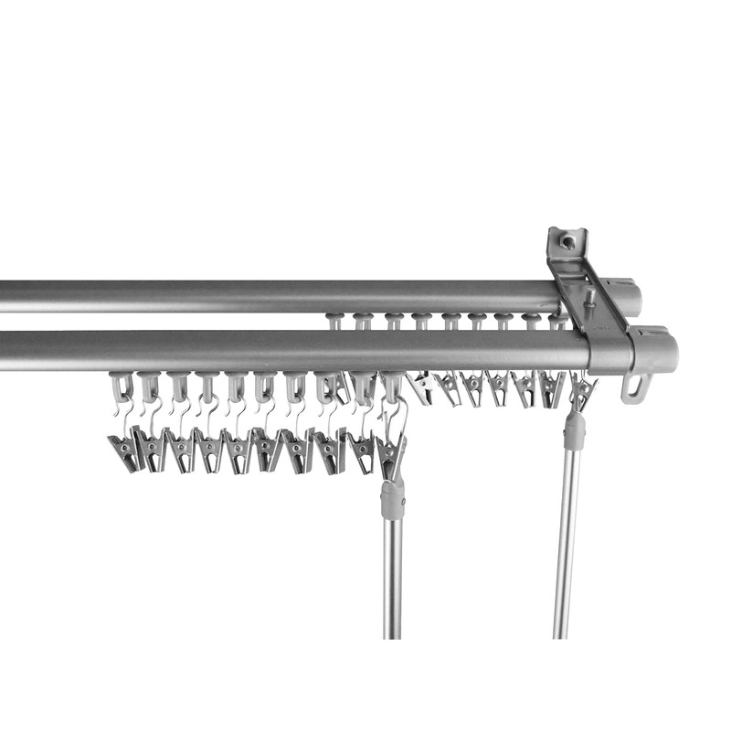 Rod Desyne Baton Draw Adjustable Double Track for Windows, 28