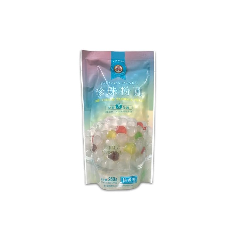 WuFuYuan - Tapioca Pearl Multi-Color 8.8 Oz / 250 G