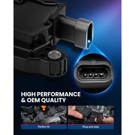 KAX Set of 8 Ignition Coil Pack & Iridium Spark Plugs w/Magnetic Socket for CHEV Silverado, Tahoe, Camaro, Suburban, Corvette & GMC Sierra, Yukon & CAD Escalade, CTS，14-22 4.3L 5.3L 6.2L UF743