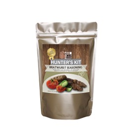 Hunter's Kit (Bratwurst, 11). Kit includes 10 oz. Seasoning, 1 oz. Quick Cure. Gluten Free. Excellent for curing or preserving pork, beef and wild game meats.