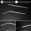 Resuable Metal Straws - 6 Pack Stainless Steel Drinking Straw,Portable