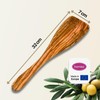 homiez Spatula Curved, Brown, 32 x 7 cm