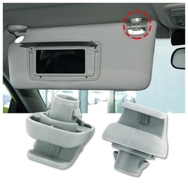 2PCS Car Sun Visor Clips Replacement OEM# 88217S04003ZA 88217S01A01ZA,Car Visor Clips Compatible with Honda Civic CR-V Ridgeline,Standard Visor Clips for Cars Visor Accessories (Compatible with Honda)