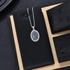 ONEFINITY Saint Michael Necklace for Men Women 925 Sterling St