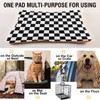 Coikll Checkerboard Pet Bed Pad Soft Dog Bed Mat with