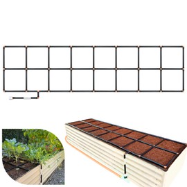 Garden Grid Watering System for Raised Beds - 2x8 (22.5"x88") | Easy Garden Watering System | Drip Irrigation System & Soaker Hose Alternative | Preassembled, Simple Setup, USA Made Quality That Lasts