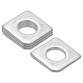 PATIKIL 4pcs M16 Beveled Square Washers, 16x35mm Missing Angle Square Beveled Washers Bearing Strut Plate Flat Spacer 304 Stainless Steel for Bolts Wedge Shim Leveling Fastener Nut Gasket