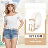 WERFORU Women Belt Fashion Leather Waist Belt for Pants Jean