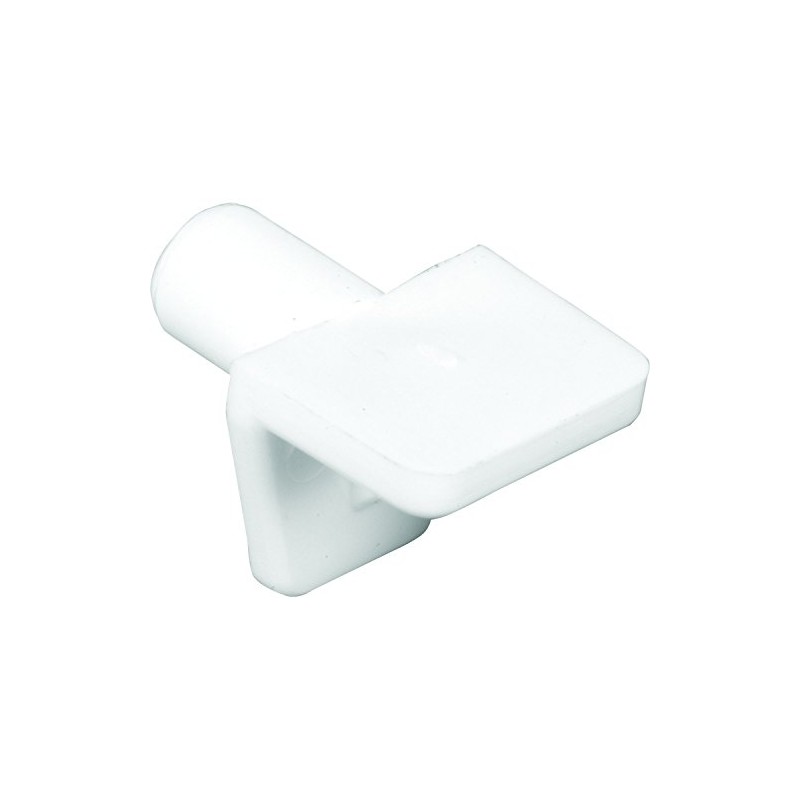 Prime-Line U 10142 Shelf Support Peg, 5 mm., White Plastic
