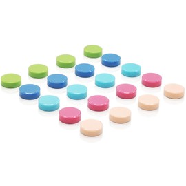 ZDZBLX Fridge Magnets Refrigerator Magnets, 20 PCS Magnet Strong Magnets Small Magnets for Whiteboard, Heavy Duty Magnets Mini Magnets Cute Decorative Round Magnets for Fridge Classroom Office Locker