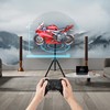 3D Holographic Projection Fan with 16.5in(42cm) 256 LED high-Definition Display,