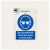 Eye Protection... - Talking Safety Sign - 225x336mm - 1mm Rigid Plastic