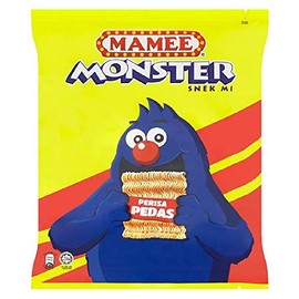 Mamee Monster Snack Noodles 8 Packs x 25g (Spicy)