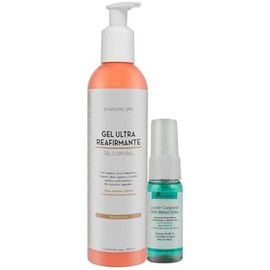 B Natural SPA Gel Corporal Ultra Reafirmante, con Ácido Hialurónico y Bio-Extractos Vegetales, para Brazos, Busto y Abdomen, 250ml