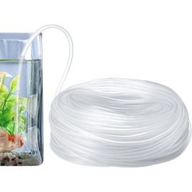 16 Feet Standard Aquarium CO2 Air Tubing，Clear and Flexible Aquarium Airline Tubing，for Fish Tank Air Pump, Aquariums，Terrariums and Hydroponics.