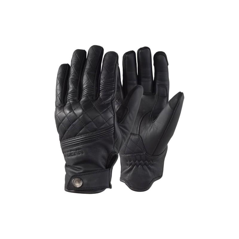 Modeka Celino Motorcycle Gloves, Black, 8 | Leder