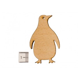 Penguin Brooch Tie Pin Ice Bird Antarctica South Pole Wood