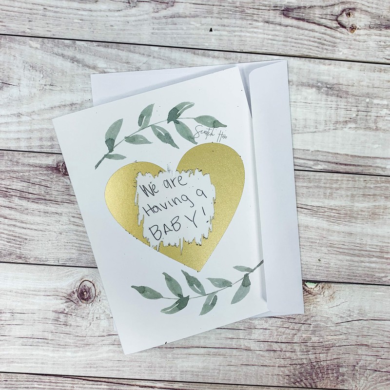 Blank Scratch-Off Card Scratch To Reveal Your Customized Personal Message