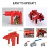 ASBV-01 Industrial Adjustable Ball Valve Lockout Device, Safety Lock Pipe