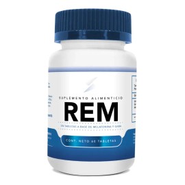 Essentials Rem (5mg Melatonina-300mg Gaba) /60 Tabletas Sabor Sin sabor