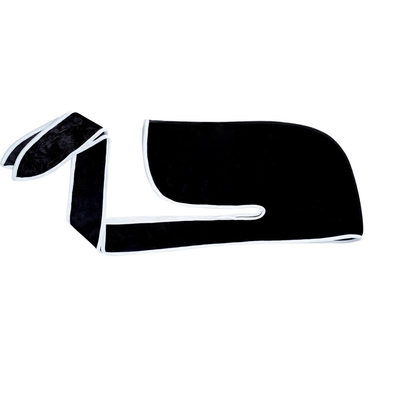 Durag with White Border Silky Velvet Durag Premium Quality Durags