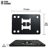Skateboard Riser Pad Spacer Wheel Bite Prevention Measures 0.1 inch