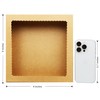 12pcs 9x9x2.5 Inches Brown Pie Box Bakery Boxes with Window