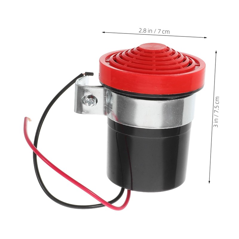 ULTECHNOVO 12v Car Horn Warning Backup Alarm Electric Buzzers Horn