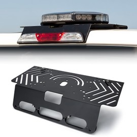 Metal Drill-Free Light Bar Cab Mount Compatible with 2015-2026 Ford F-150/2017-2026 Ford F-250 F-350 F-450 F-550, Fit for Magnetic Strobe Light Bar and Magnetic Antenna, Support Bolt-on Mounting