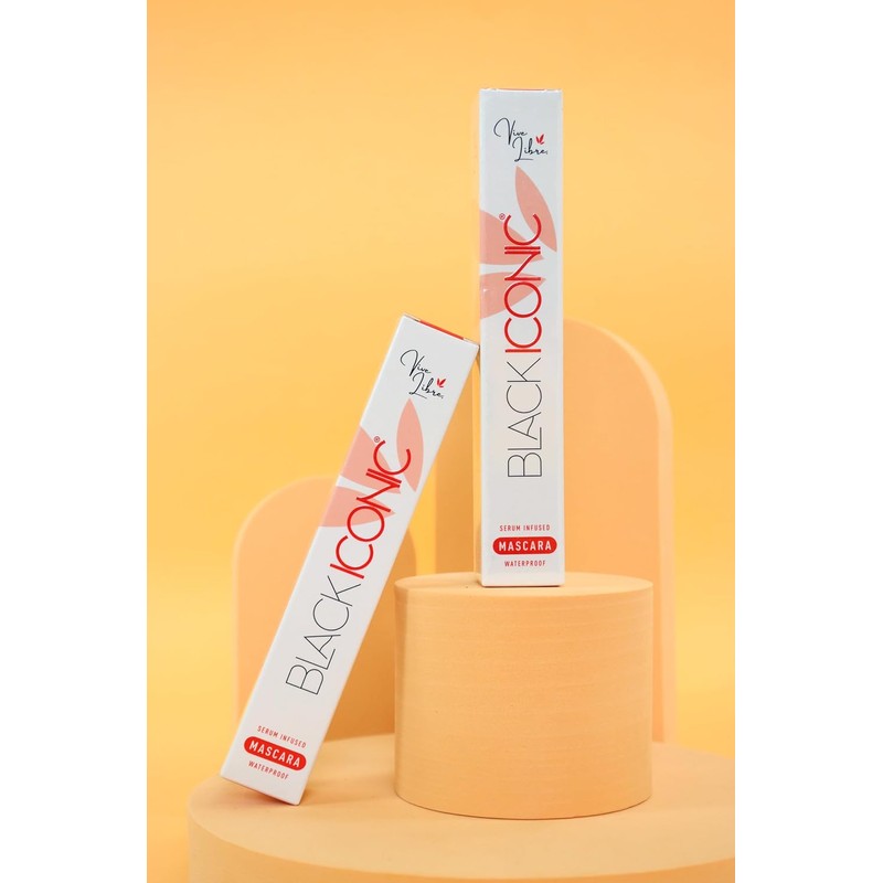 Black Iconic Mascara - Mascara de Pestañas Waterproof- Con Suero