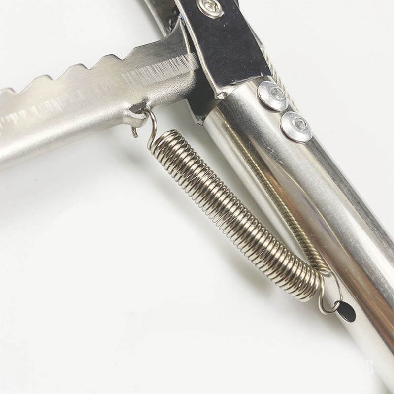Stainless Steel Snake Grabber Thickened Elongated Collapsible Snake Tongs with