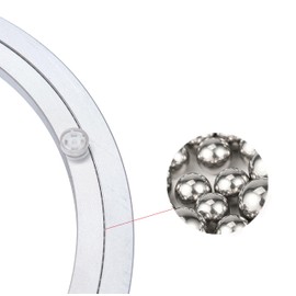 Dailydanny Aluminum Heavy Duty Lazy Susan Rotating Turntable Bearing Swivel Plate Hardware for Dining-Table (8 inch)