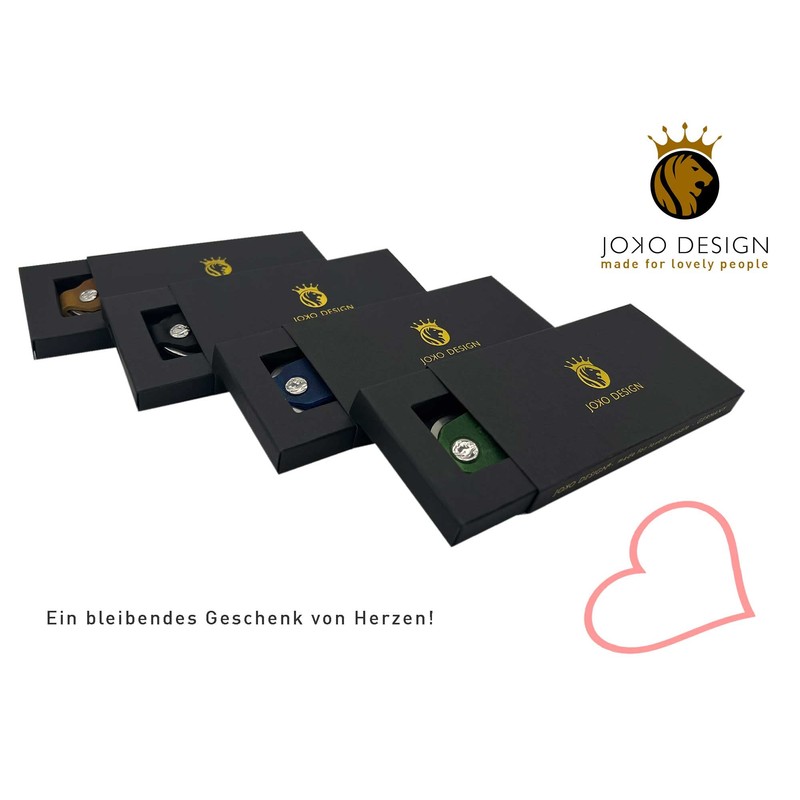JOKO DESIGN Best Dad - Best Mum Leather Keyring Father's