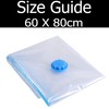 Pack of 3 Strong Vacuum Storage Space Savings Bags Reusable