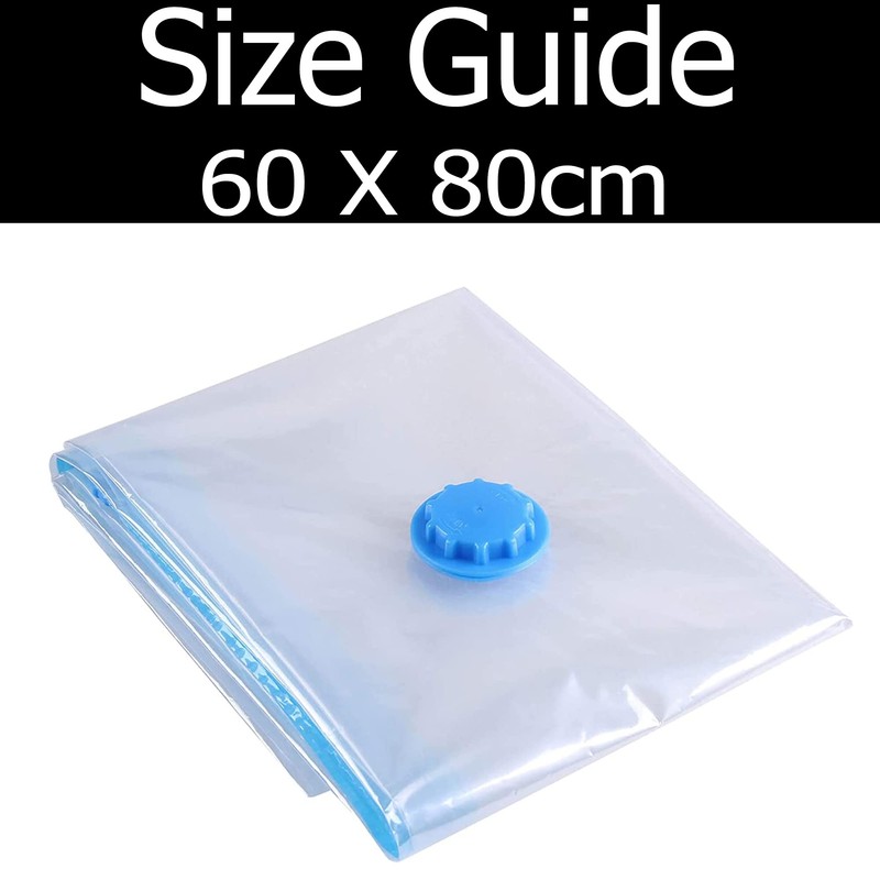 Pack of 3 Strong Vacuum Storage Space Savings Bags Reusable