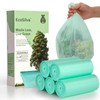 Small Compost Bags 2.6 Gallon Trash Bag, EcoSilva 125 Count
