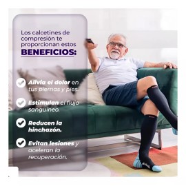 Calcetines De Compresión De Cobre Deportivos Cobrevida (par)