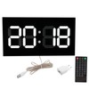 Acrylic 3D Wall Clock Remote Control Electronic Clock Convex Body