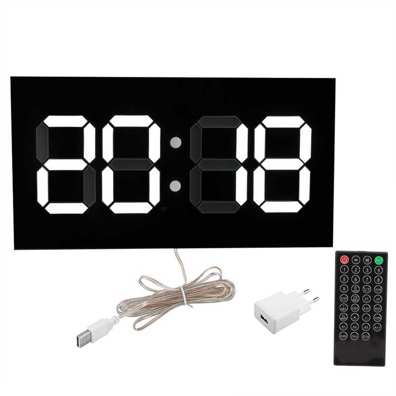 Acrylic 3D Wall Clock Remote Control Electronic Clock Convex Body