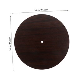 Kisangel Unfinished Wooden Clock Face for DIY Projects Retro Style Craft Material Easy to Assemble Clock Dial for Home Decoration