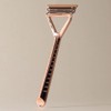Leaf Shave Reusable Pivoting Razor (10pk Blades), Black