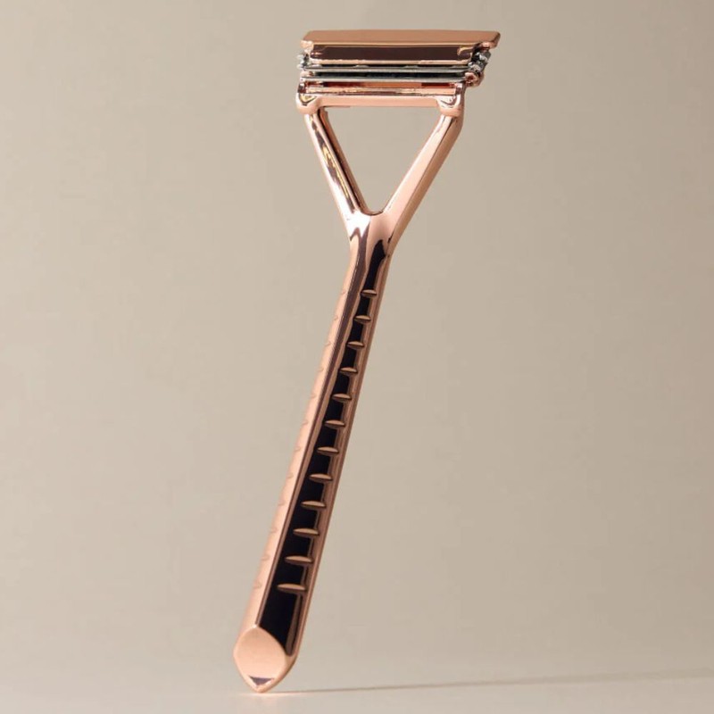 Leaf Shave Reusable Pivoting Razor (10pk Blades), Black