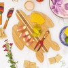 Totally Bamboo Sea Turtle Shaped Cutting Board and Charcuterie Serving