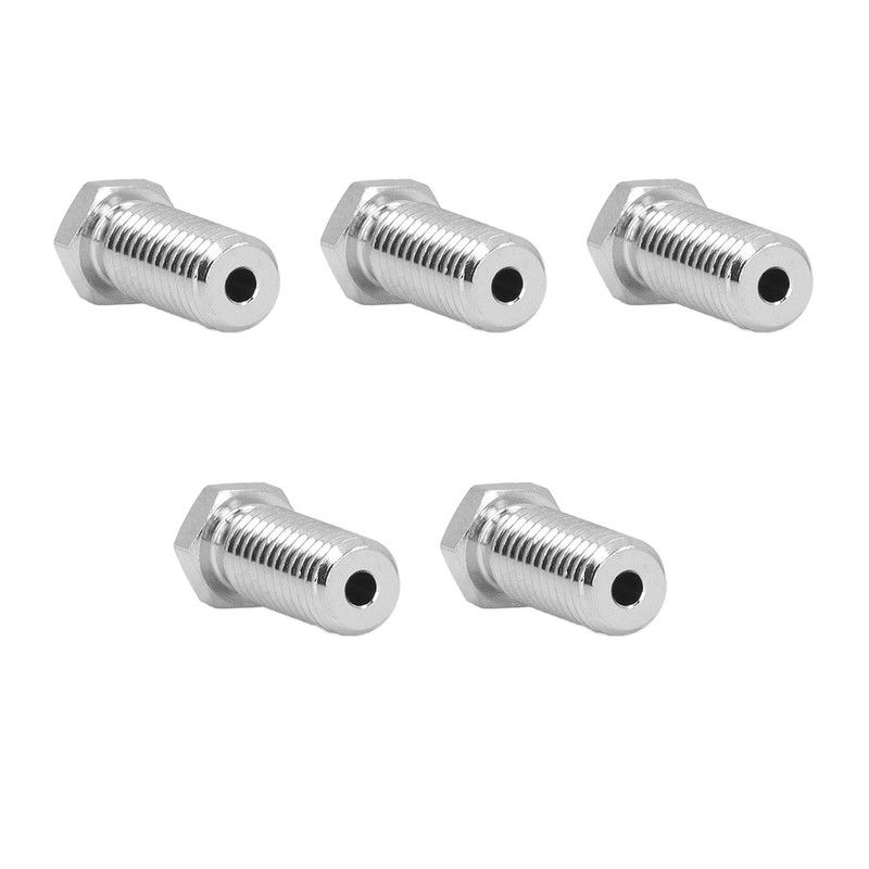 5Pcs 3D Printer Nozzles Set Stainless Steel 1.75mm 0.4mm Brass