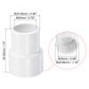 PATIKIL PVC Reducer Pipe Fitting 25mm to 20mm ID, 10