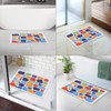 Loofah Shower Mat, Non Slip Bath Mat for Showers, Shower