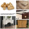 ZARADU Wooden Furniture Knobs, Wooden Drawer Handle, Set of Cabinet
