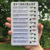 WANGCL Portable Memo Board Reusable Plastic RV Checklist Daily Affairs