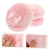 Baluue 6pcs Fluffy Powder Puff Soft Body Powder Applicator Cute